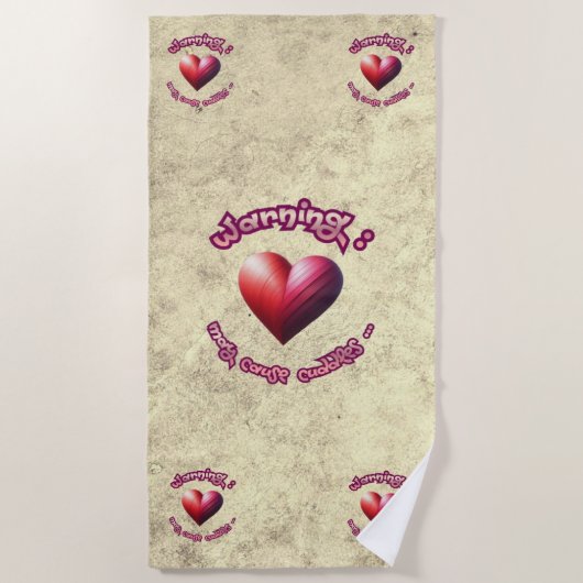 Serviette de plage - Jamming! Secret Crush Beach  ビーチタオル (正面)