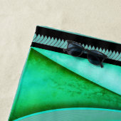 Serviette de plage  Lagon /Cagou Style ビーチタオル (インサイチュ)