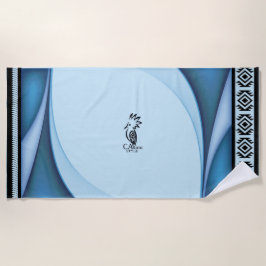 Serviette de plage Lagon /Cagou Style ビーチタオル