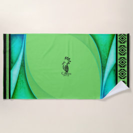 Serviette de plage Lagon /Cagou Style ビーチタオル