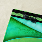 Serviette de plage  Lagon /Cagou Style ビーチタオル (インサイチュ)