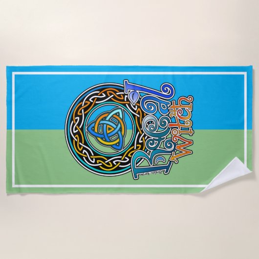 Serviette De Plage Real Witch ビーチタオル (正面)