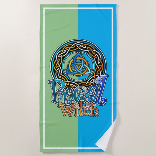 Serviette De Plage Real Witch ビーチタオル (正面)