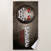 Serviette De Plage Samouraïmoji Vintage ビーチタオル (正面)