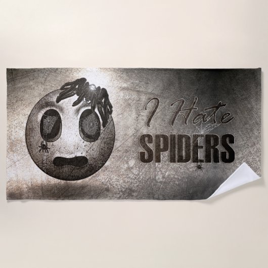 Serviette De Plage Spidermoji Vintage ビーチタオル (正面)