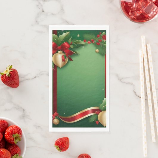 Serviette en Papier "Houx"  (インサイチュ)