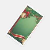 Serviette en Papier "Houx"  (コーナー)