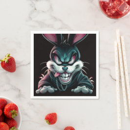 Serviette en papier Lapin スタンダードカクテルナプキン