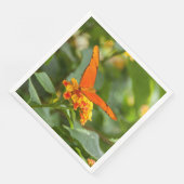 serviette en papier, photo d'un papillon (コーナー)