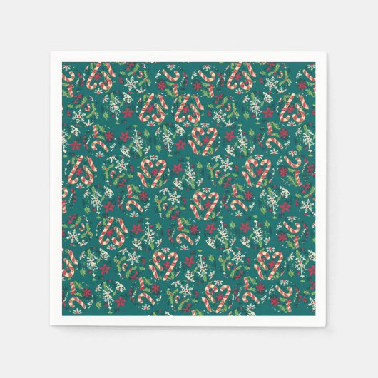 Serviette Weihnachten スタンダードカクテルナプキン (正面)