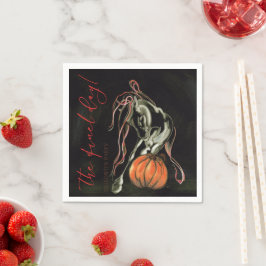 Servietten Halloween Party mit Geisterpferd スタンダードカクテルナプキン
