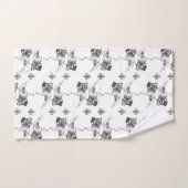 Serviettes Bouledogue Francais バスタオルセット (ハンドタオル)