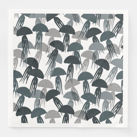 Serviettes en papier JELLYFISH (正面)