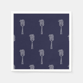 Serviettes en papier - Pasta Lover - Spaghetti スタンダードカクテルナプキン