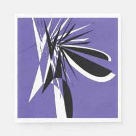 Serviettes en Papier Violettes graphique スタンダードランチョンナプキン