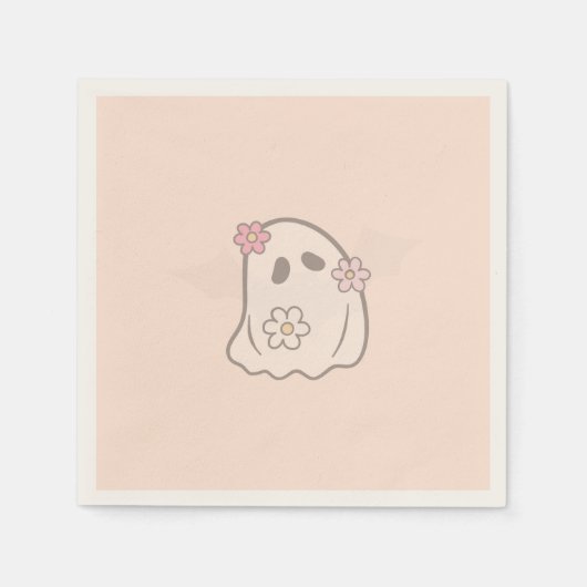 Serviettes Fête d'Halloween Girly Fille スタンダードカクテルナプキン (正面)