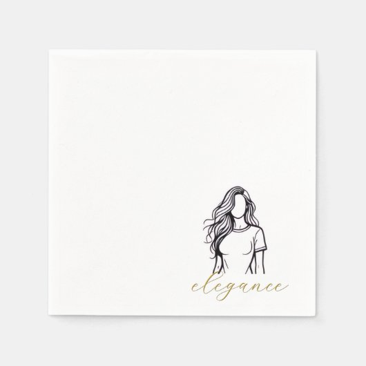 servilleta de papel スタンダードカクテルナプキン (正面)