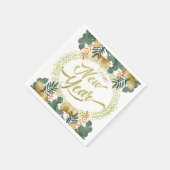 Servilleta de papel con feliz año nuevo スタンダードカクテルナプキン (角)