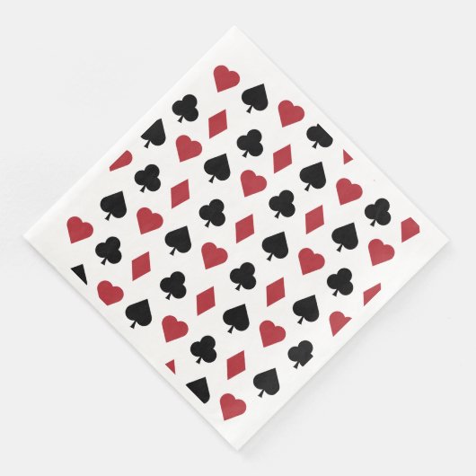 Servilleta de papel de cena naipes (コーナー)