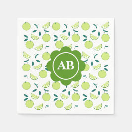 Servilleta de papel diseño de limas スタンダードカクテルナプキン