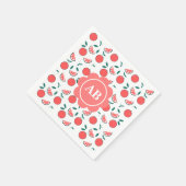 Servilleta de papel diseño melocotones スタンダードカクテルナプキン (角)