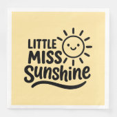Servilleta de papel – Little Miss Sunshine (正面)