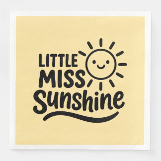 Servilleta de papel – Little Miss Sunshine