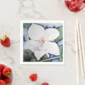 Servilleta papel violeta africana en acuarela スタンダードカクテルナプキン (インサイチュ)