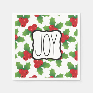 SERVILLETA PARA FIESTA DE NAVIDAD スタンダードカクテルナプキン