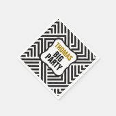 SERVILLETA PARA FIESTA PERSONALIZADA スタンダードカクテルナプキン (角)