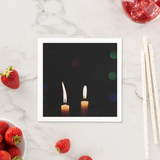 Servilleta personalizada con fotografía bokeh スタンダードカクテルナプキン (インサイチュ)