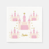 Servilletas con Diseño de Castillo de Princesa スタンダードカクテルナプキン (正面)