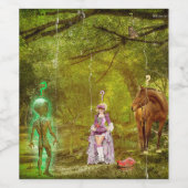 Servilletas De Papel Welcome to Planet Earth ワインラベル (シングルラベル)