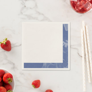 Servilletas elegantes azules スタンダードカクテルナプキン