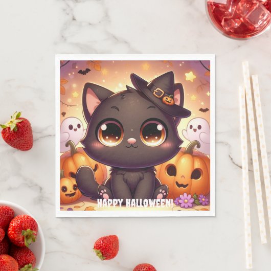 Servilletas Gato Negro スタンダードランチョンナプキン (インサイチュ)