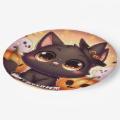 Servilletas Gato Negro ペーパープレート (アングル)
