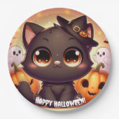 Servilletas Gato Negro ペーパープレート (正面)