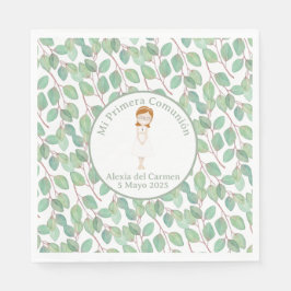 Servilletas modelo Alexia Primera Comunión スタンダードランチョンナプキン