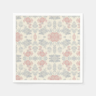 servilletasbotánico, flores acuarela,decorativo,  スタンダードカクテルナプキン