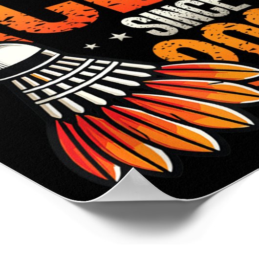 Serving Aces Since 2005 Badminton Lover 20誕生 ポスター (角)