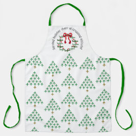 Serving holiday cheer at cruising altitude apron エプロン