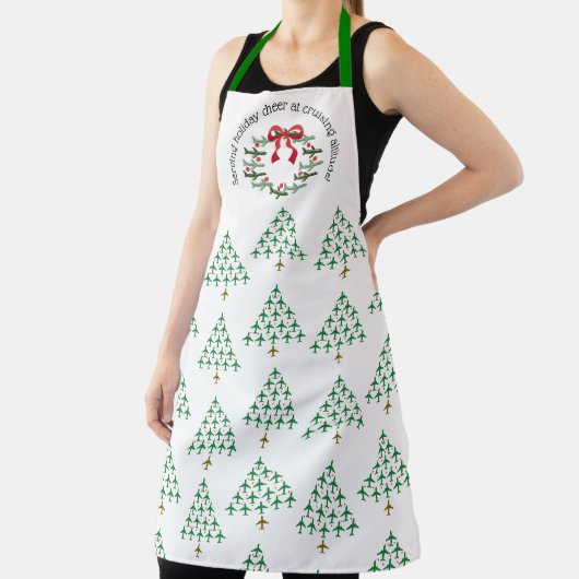 Serving holiday cheer at cruising altitude apron エプロン (インサイチュ)