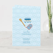 Serving Looks and Scrambled Eggs - Retro Apron カード (裏面)