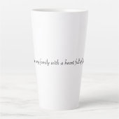 serving my family  カフェラテマグ (正面)