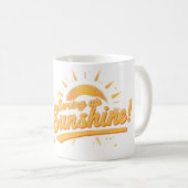 Serving Up Sunshine | サンシャインを届ける陽気なパステルピックルボールライフ コーヒーマグカップ (正面右)