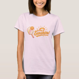 Serving Up Sunshine - Sunny Pastel Pickleball Life Tシャツ