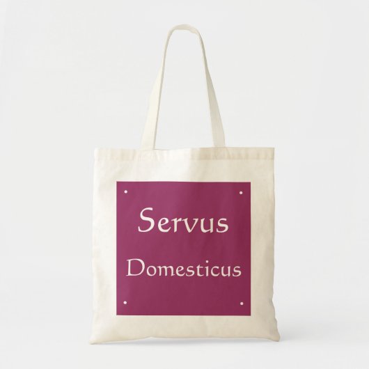 Servus Domesticus トートバッグ (正面)