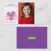 Sesame Street | Abby Cadabby Heart Photo ノートカード (正面/裏面)