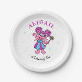 Sesame Street Abby Cadabby Sparkles Birthday ペーパープレート (正面)