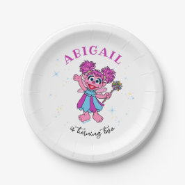Sesame Street Abby Cadabby Sparkles Birthday ペーパープレート